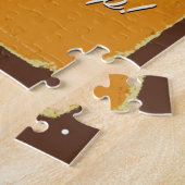  metaalteken - warmchocolade legpuzzel (Zijkant)