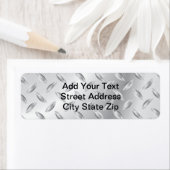 Metaaltextuur Etiket (Insitu)