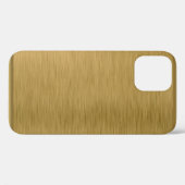Metaaltextuur gouden oppervlak Case-Mate iPhone case (Achterkant (horizontaal))