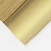 Metaaltextuur gouden oppervlak fleece deken (Hoek)