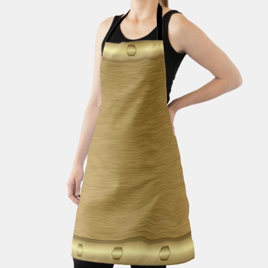 Metaaltextuur gouden oppervlak schort (Insitu)