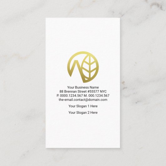 Metaaltextuur Landschap in berggebied Visitekaartje (Achterkant)