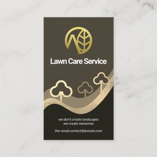 Metaaltextuur Landschap in berggebied Visitekaartje (Voorkant)