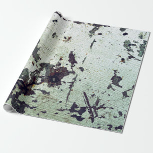 Metaaltextuur met krassen en kraakabstracte, a cadeaupapier