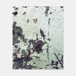 Metaaltextuur met krassen en kraakabstracte, a fleece deken