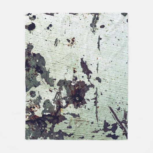 Metaaltextuur met krassen en kraakabstracte, a fleece deken (Voorkant)