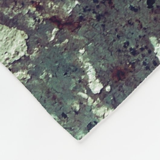 Metaaltextuur met krassen en kraakabstracte, a fleece deken (Hoek)