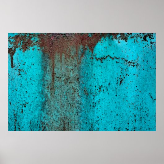 Metaaltextuur met krassen en kraakabstracte, a poster (Voorkant)