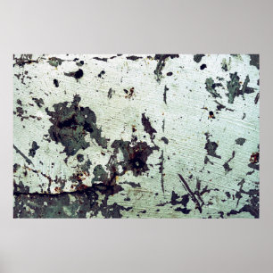 Metaaltextuur met krassen en kraakabstracte, a poster