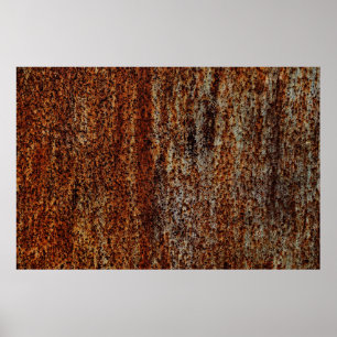 Metaaltextuur met krassen en kraakabstracte, a poster