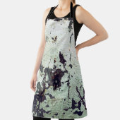 Metaaltextuur met krassen en kraakabstracte, a schort (Insitu)