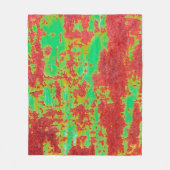 Metaaltextuur met krassen en scheuren, ab fleece deken (Voorkant)