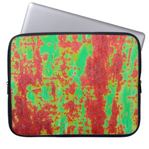 Metaaltextuur met krassen en scheuren, ab laptop sleeve