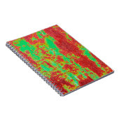 Metaaltextuur met krassen en scheuren, ab notitieboek (Rechterzijde)