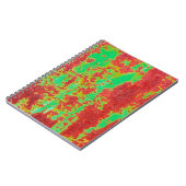 Metaaltextuur met krassen en scheuren, ab notitieboek (Linkerzijde)