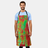 Metaaltextuur met krassen en scheuren, ab schort (Gedragen)