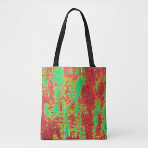 Metaaltextuur met krassen en scheuren, ab tote bag