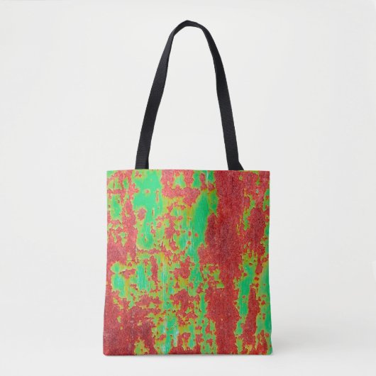 Metaaltextuur met krassen en scheuren, ab tote bag (Voorkant)