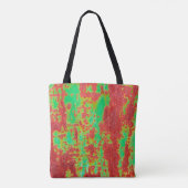 Metaaltextuur met krassen en scheuren, ab tote bag (Achterkant)