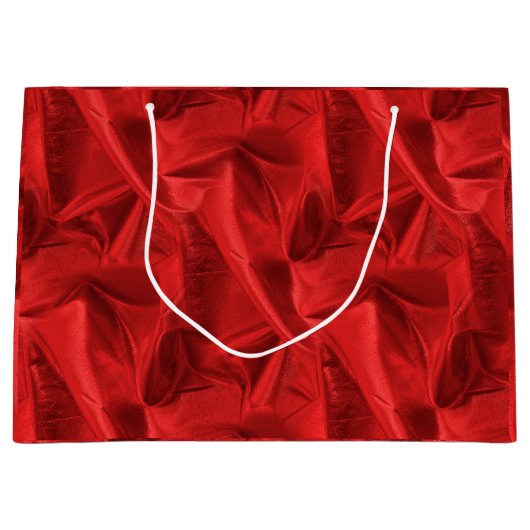 Metaalverbinding van de Rood Rood met ruw materiaa Groot Cadeauzakje (Voorkant)