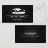 Metaalvezelpatroon | Automatisch pictogram Visitekaartje (Voorkant / Achterkant)