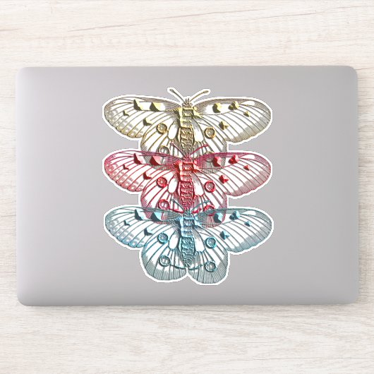 Metaalvlinder insect Bug Art Sticker (Computer)