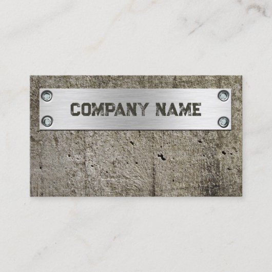 Metaalvormende lassnijwerken visitekaartje (Voorkant)