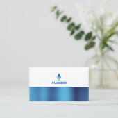 Metaalwaterleiding — Professionele plug-in Visitekaartje (Staand voorkant)