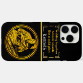 Metaalwerk Brilliance in Radiant Gold Case-Mate iPhone Case (Achterkant (horizontaal))