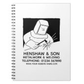 Metaalwerk en Notitieboek voor lassen (Voorkant)