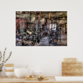 Metaalwerker - Belten en katrollen Poster (Keuken)