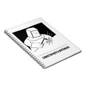 Metaalwerker, Blacksmith of Welder Notitieboek (Rechterzijde)