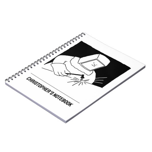 Metaalwerker, Blacksmith of Welder Notitieboek (Linkerzijde)