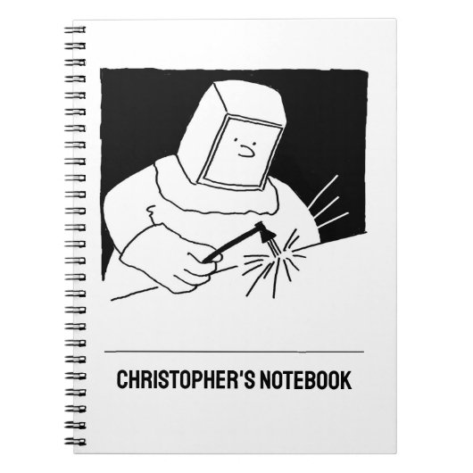 Metaalwerker, Blacksmith of Welder Notitieboek (Voorkant)