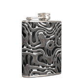 Metaalwiek 4 omwikkelde kolf heupfles (Rechts)