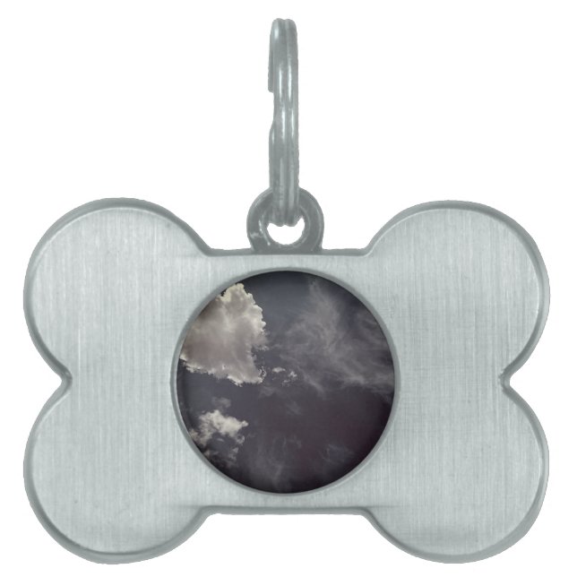 Metaalwolk Huisdieren Naamplaatje (voorkant)