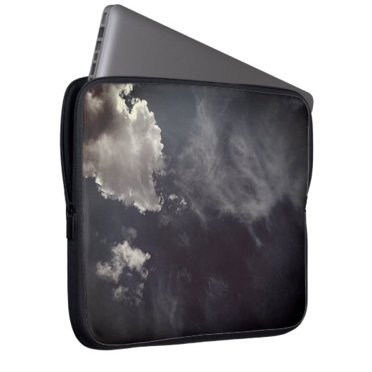 Metaalwolk Laptop Sleeve (Voorkant Rechts)