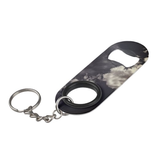 Metaalwolk Mini Flessenopener (Voorkant Gekanteld)