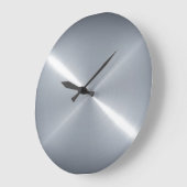 Metaalzilver Roestvrij staal Metaal Grote Klok (Hoek)