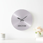 Metaalzilver Roestvrij staal Metaal Grote Klok (Huis)