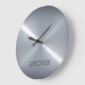 Metaalzilver Roestvrij staal Metaal Grote Klok (Hoek)