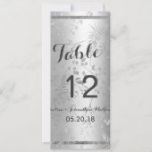 Metaalzilverelegant glazuur Tafelnummers (Voorkant)