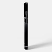 Metaalzwart ontwerp geborsteld aluminium look Hoes (Achterkant / Links)