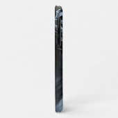 Metaalzwart paard Case-Mate iPhone case (Achterkant/links)