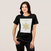 MetaBella+Canvas Tri-blend T-shirt, Wit, Volwassen Shirt (Voorkant volledig)