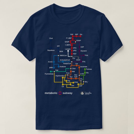 Metabole onderweg 2 t-shirt (Design voorkant)