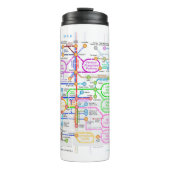 Metabole routekaart thermosbeker (Voorkant)