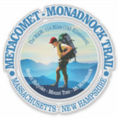 Metacomt-Monadnock Trail (wandelroute C) Sticker (Voorkant)
