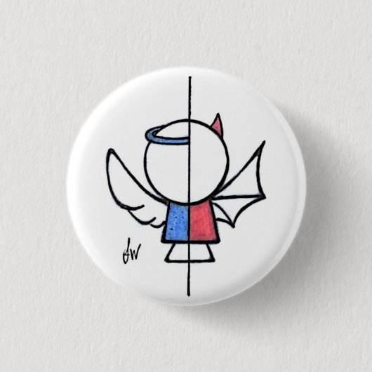 Metades Ronde Button 3,2 Cm (Voorkant)