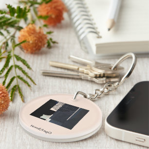 metafoor_14_kruispunten_2 acryl sleutelhanger